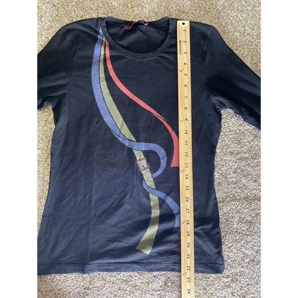 Roberta Di Camerino Black Long Sleeve See Pics No Size Tag Small? - Picture 3 of 4